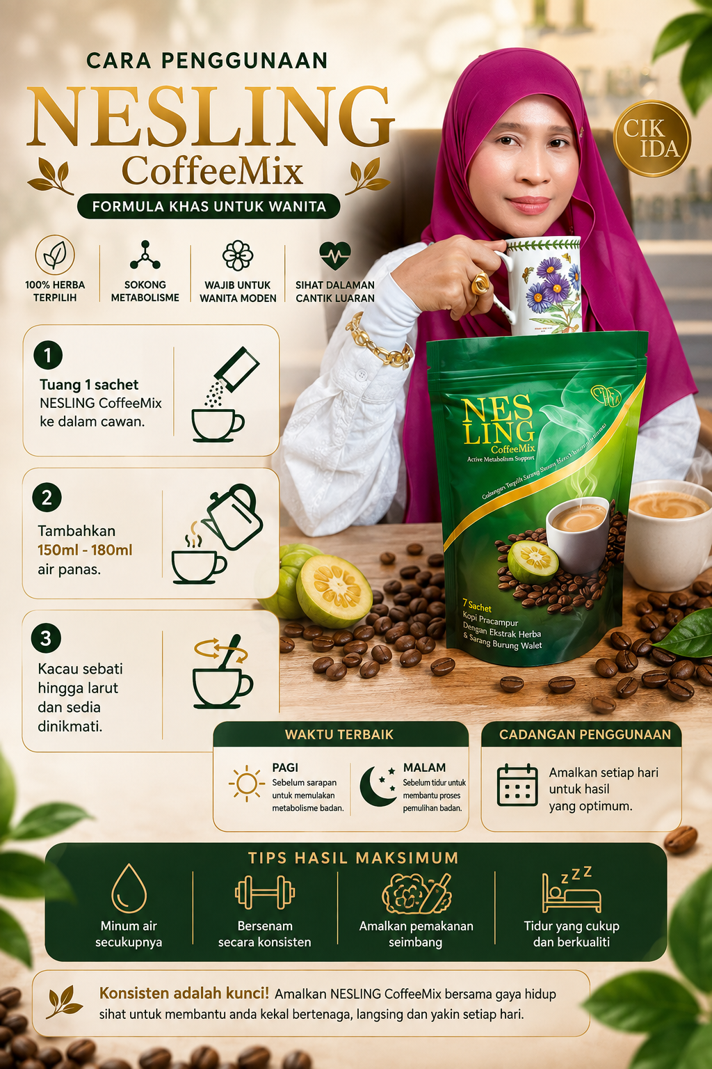 Cara Penggunaan Nesling CoffeeMix