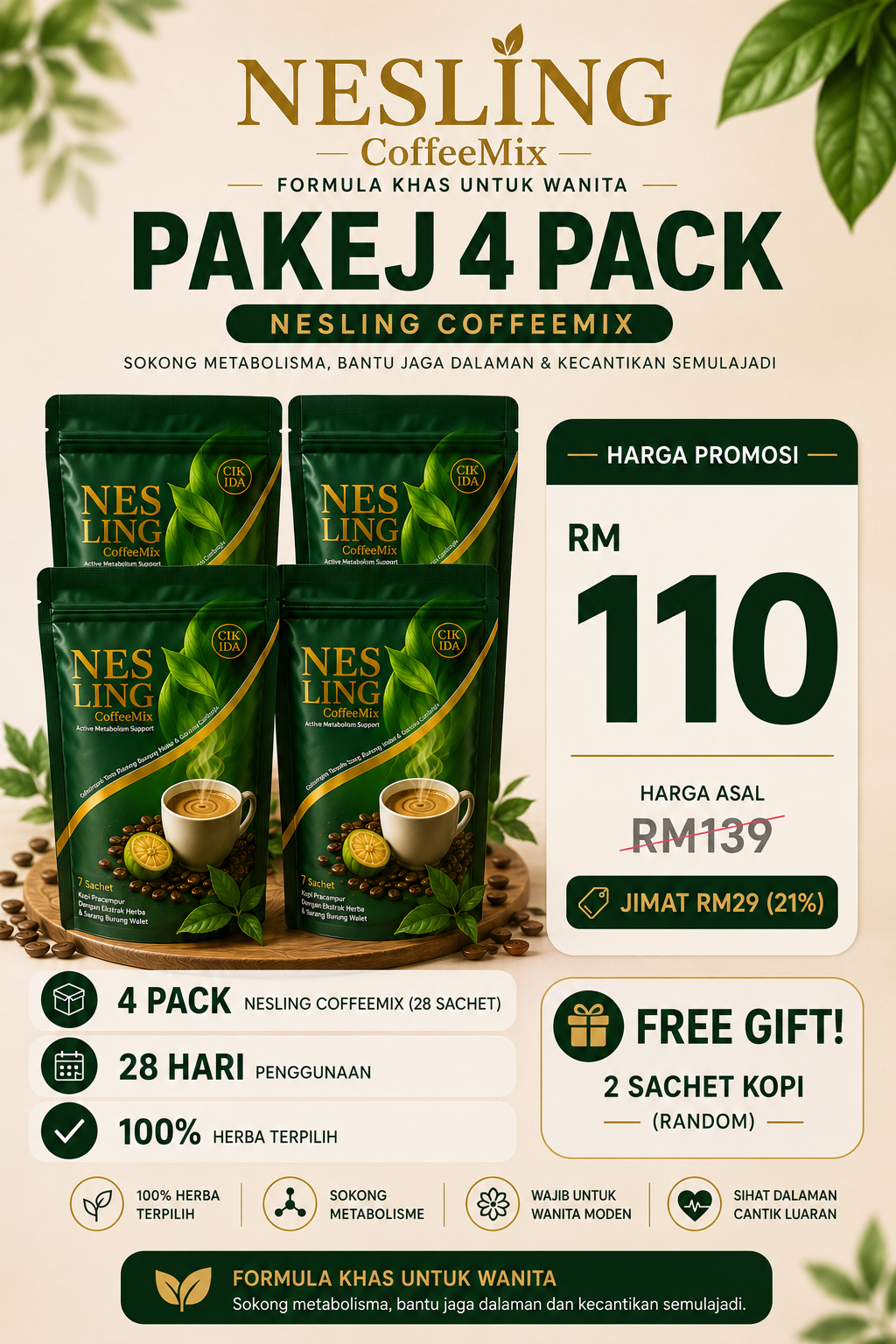 Pakej 4 Pack