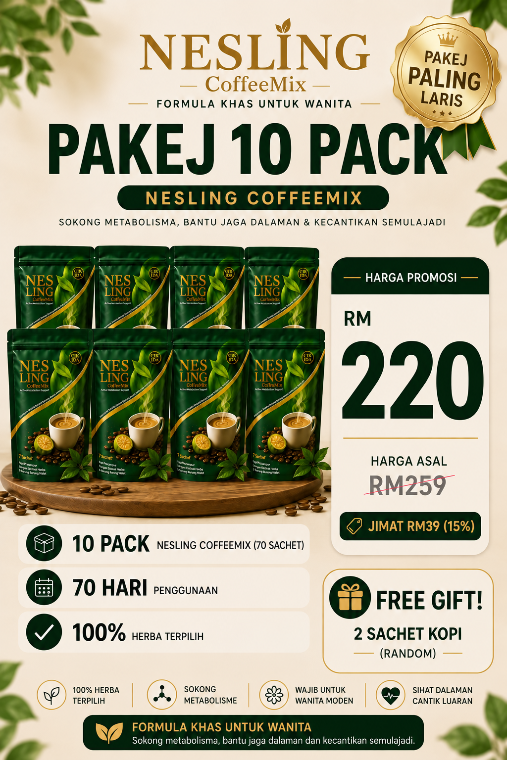 Pakej 10 Pack